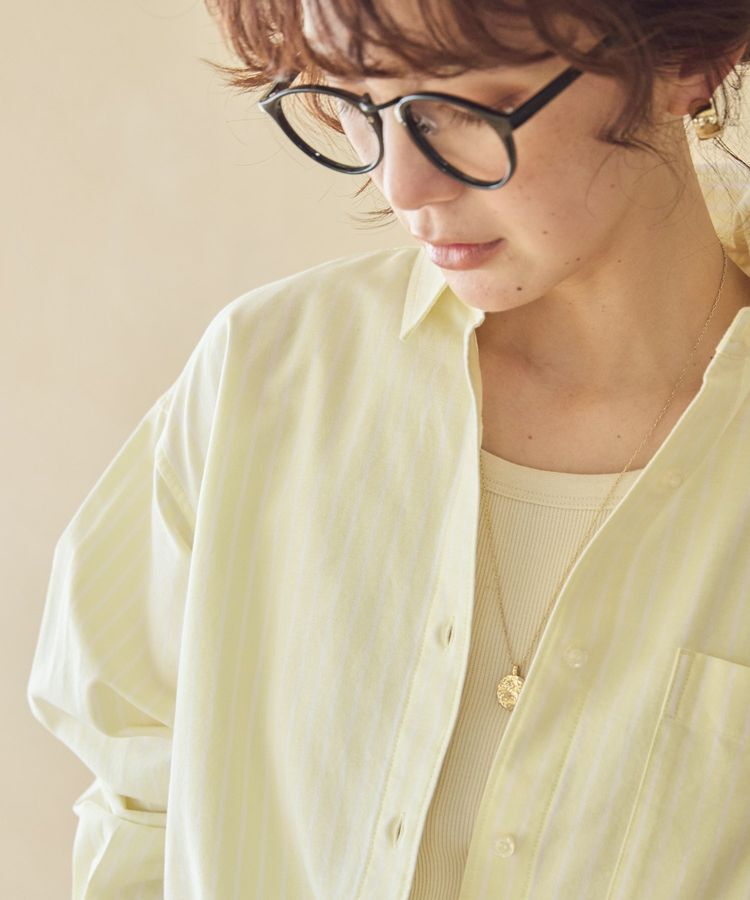 AMERICAN HOLIC「UVカットリサイクルコットンオックスシャツ」|シャツ・ブラウス|