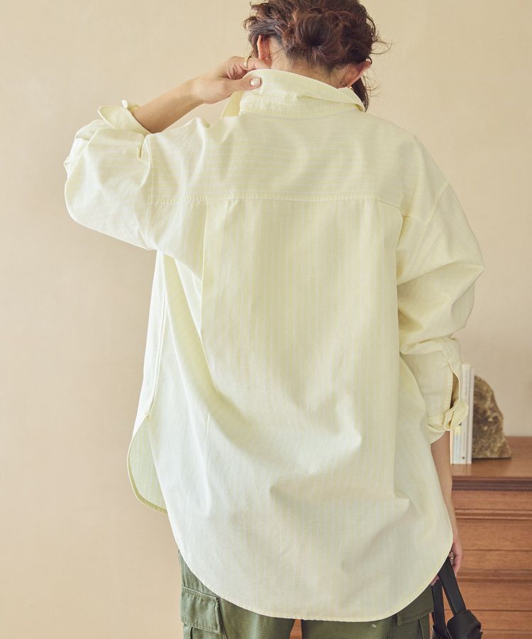 AMERICAN HOLIC「UVカットリサイクルコットンオックスシャツ」|シャツ・ブラウス|