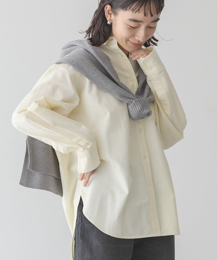 AMERICAN HOLIC「UVカットリサイクルコットンオックスシャツ」|シャツ・ブラウス|