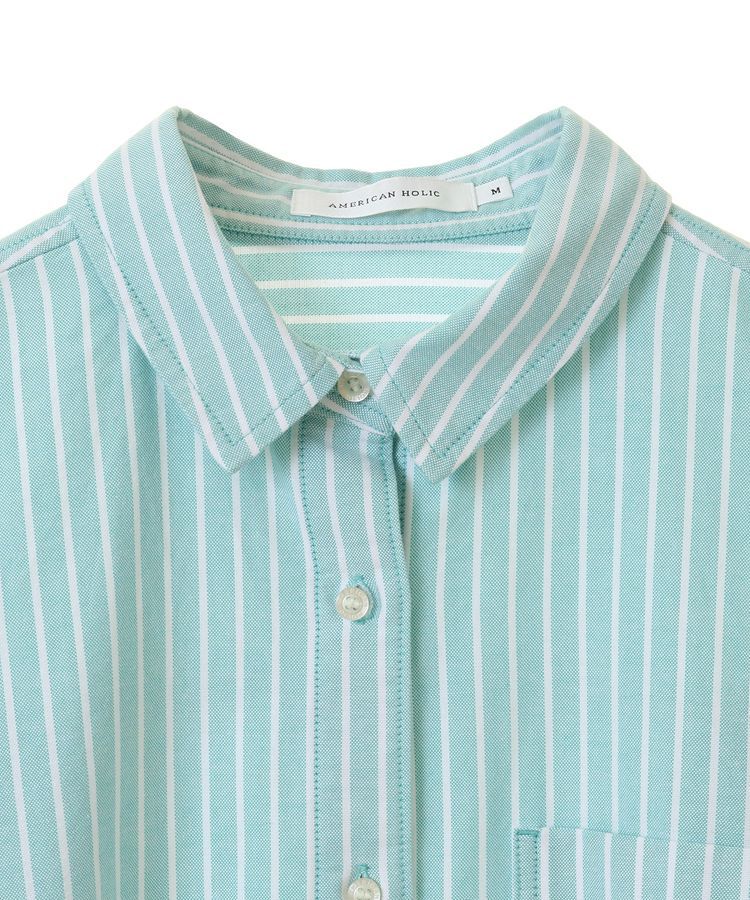 AMERICAN HOLIC「UVカットリサイクルコットンオックスシャツ」|シャツ・ブラウス|