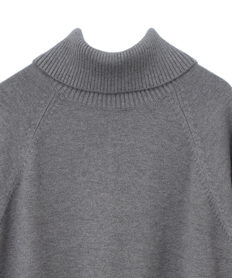 AMERICAN HOLIC「バイパチバイカラーモックネックニットワンピース」|ワンピース|