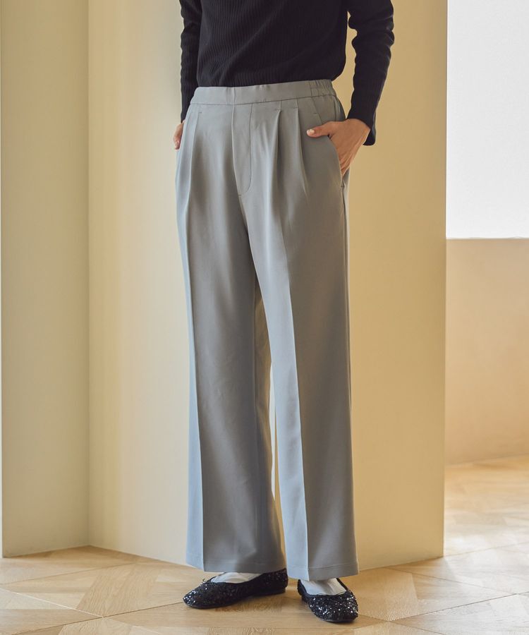 AMERICAN HOLIC「美・美・美Wクロスストレッチスラックスパンツ」|その他|Gray