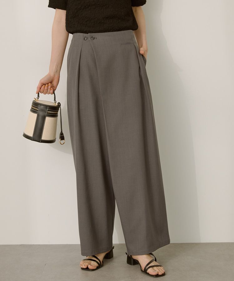 AMERICAN HOLIC「タック ラップワイドパンツ」|その他|