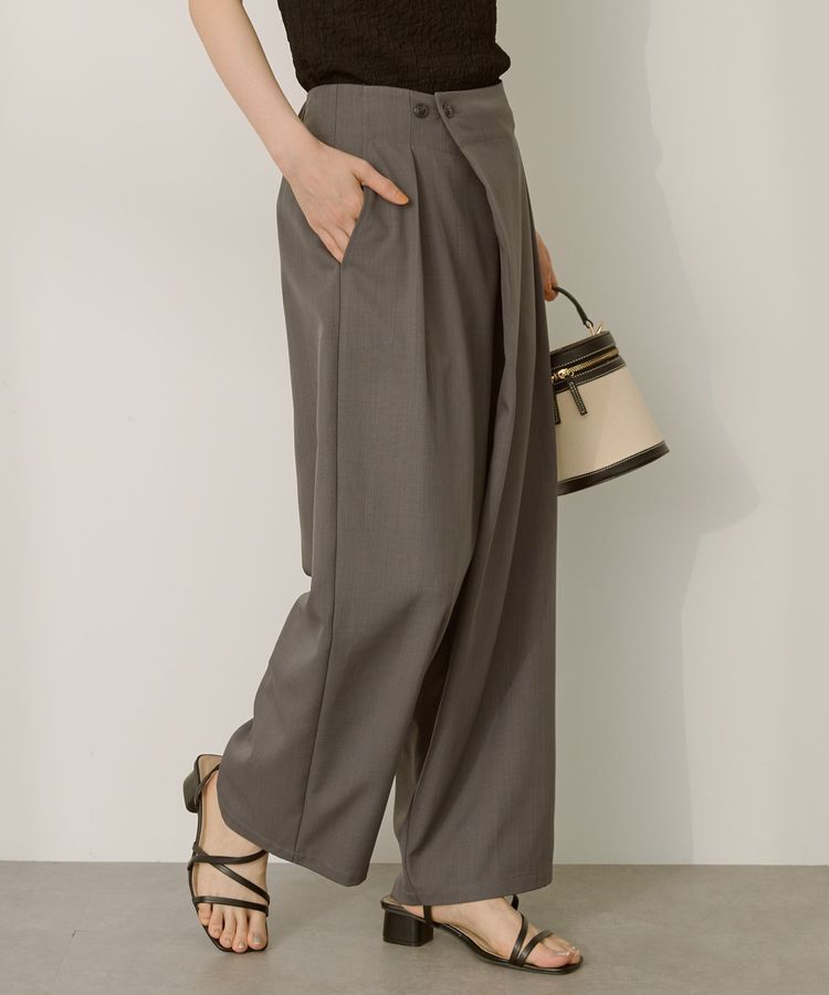 AMERICAN HOLIC「タック ラップワイドパンツ」|その他|