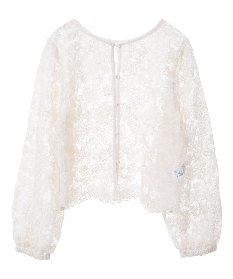 AMERICAN HOLIC「前後2WAYシアーレースブラウス」|シャツ・ブラウス|