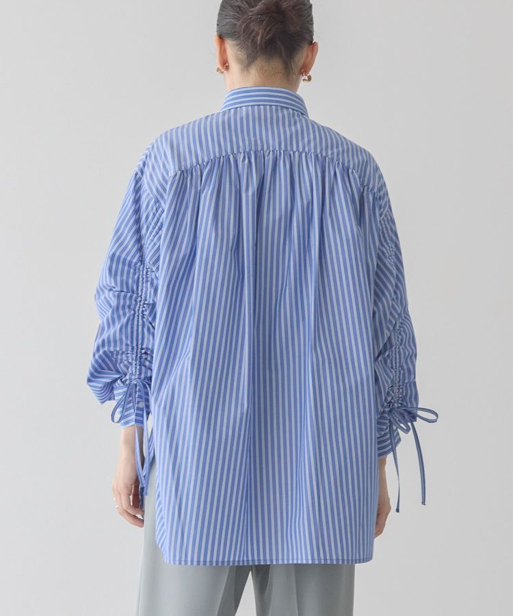 AMERICAN HOLIC「イージーケアバックギャザーリボンシャツ」|シャツ・ブラウス|
