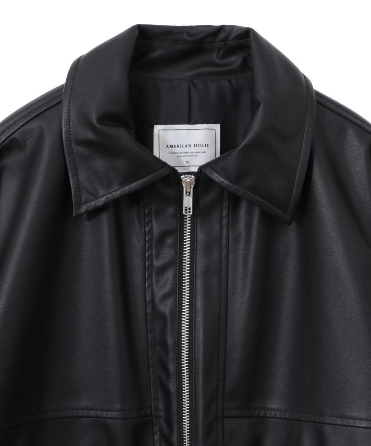 AMERICAN HOLIC「フェイクレザーブルゾン」|その他|