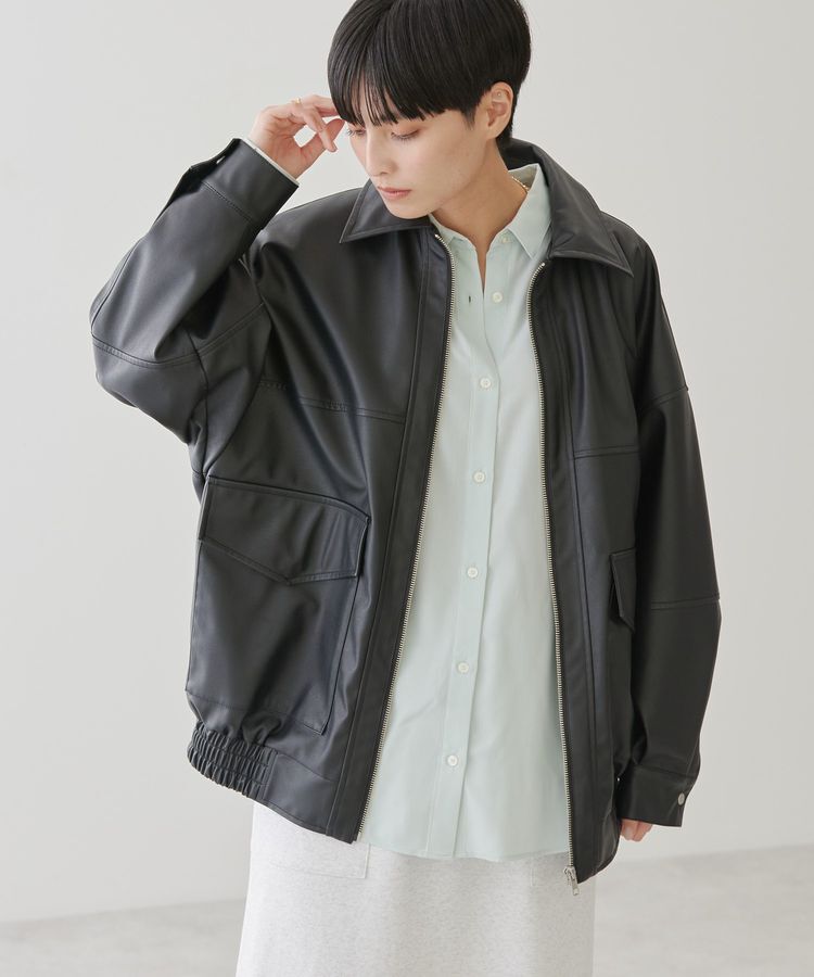 AMERICAN HOLIC「フェイクレザーブルゾン」|その他|