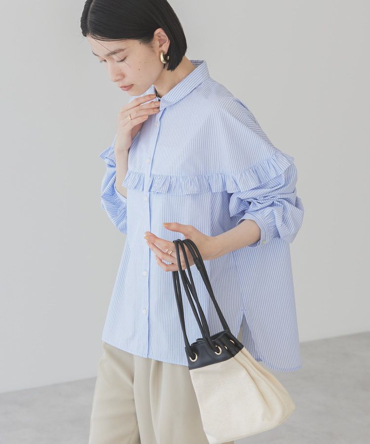 AMERICAN HOLIC「イージーケアフリルシャツ」|シャツ・ブラウス|