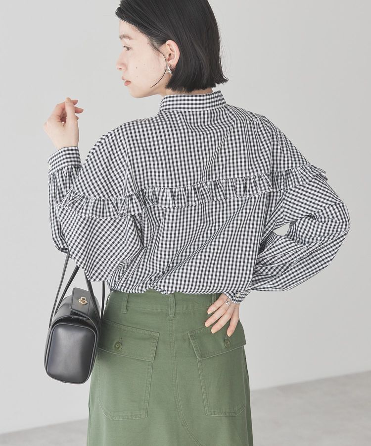 AMERICAN HOLIC「イージーケアフリルシャツ」|シャツ・ブラウス|