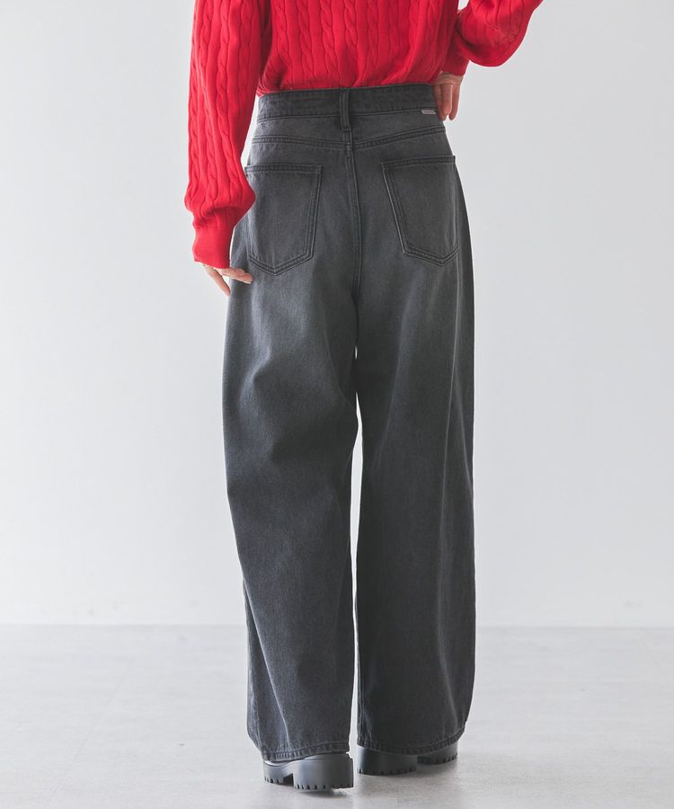 AMERICAN HOLIC「タックワイドデニム」|デニム|