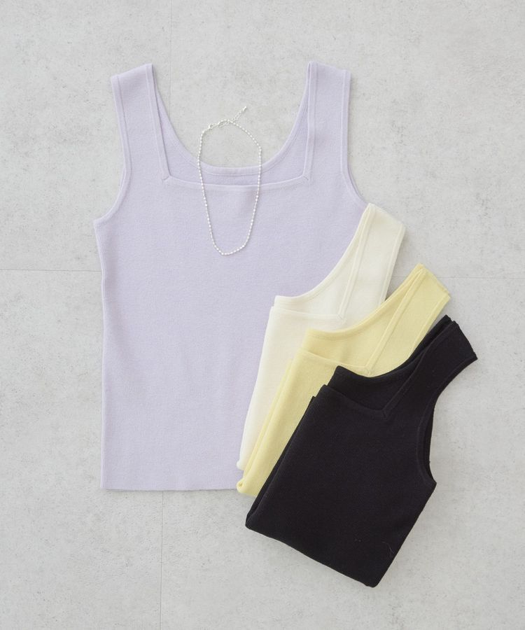 AMERICAN HOLIC「総針スクエアタンクトップ」|インナー|