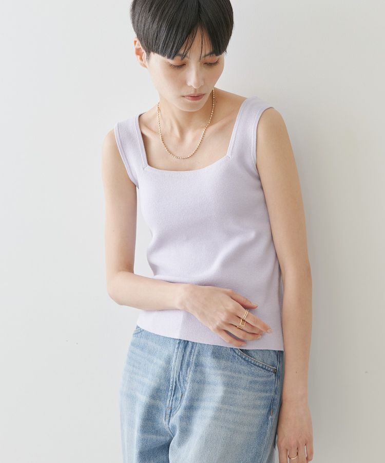 AMERICAN HOLIC「総針スクエアタンクトップ」|インナー|