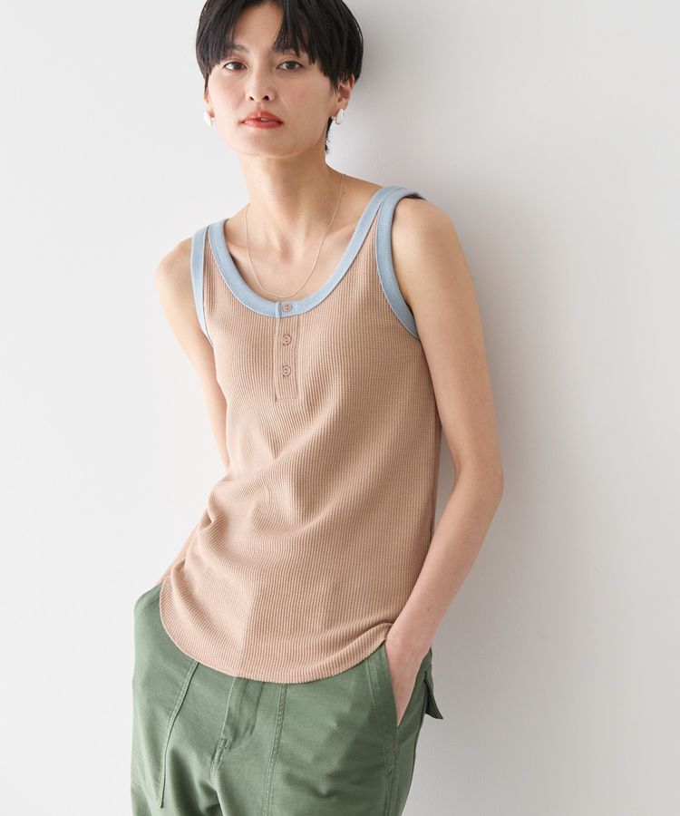 AMERICAN HOLIC「ワッフル2WAYタンクトップ」|インナー|