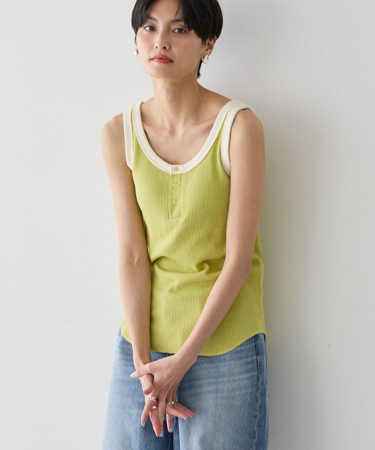 AMERICAN HOLIC「ワッフル2WAYタンクトップ」|インナー|