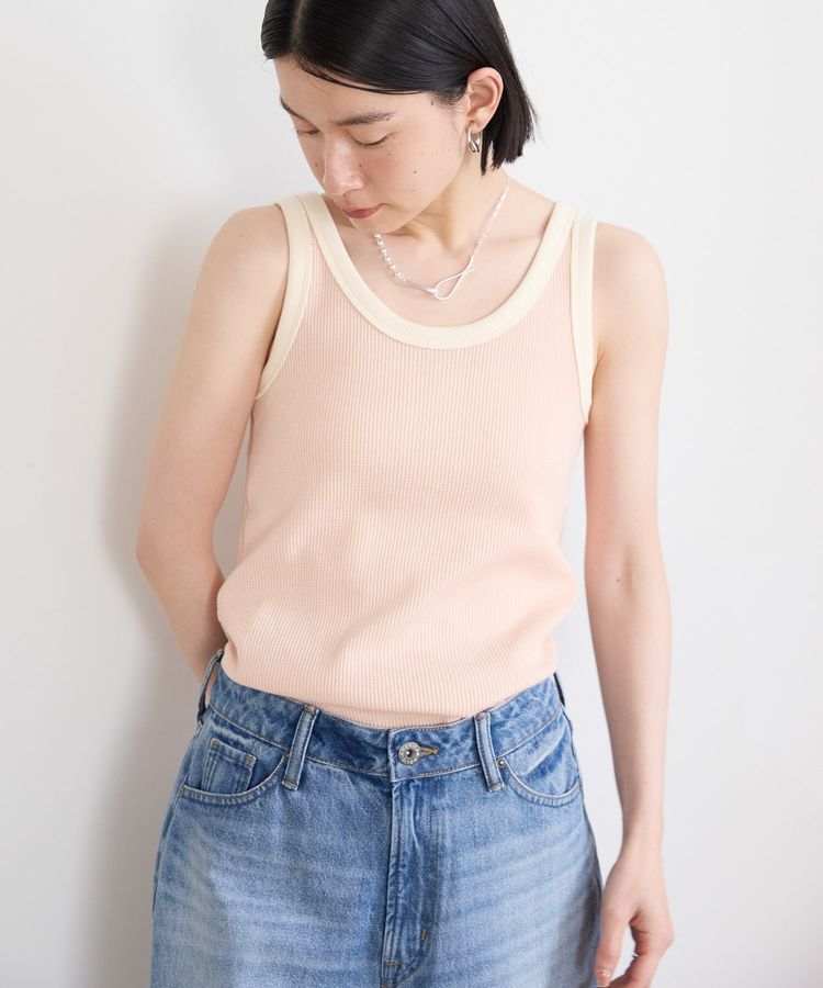 AMERICAN HOLIC「ワッフル2WAYタンクトップ」|インナー|