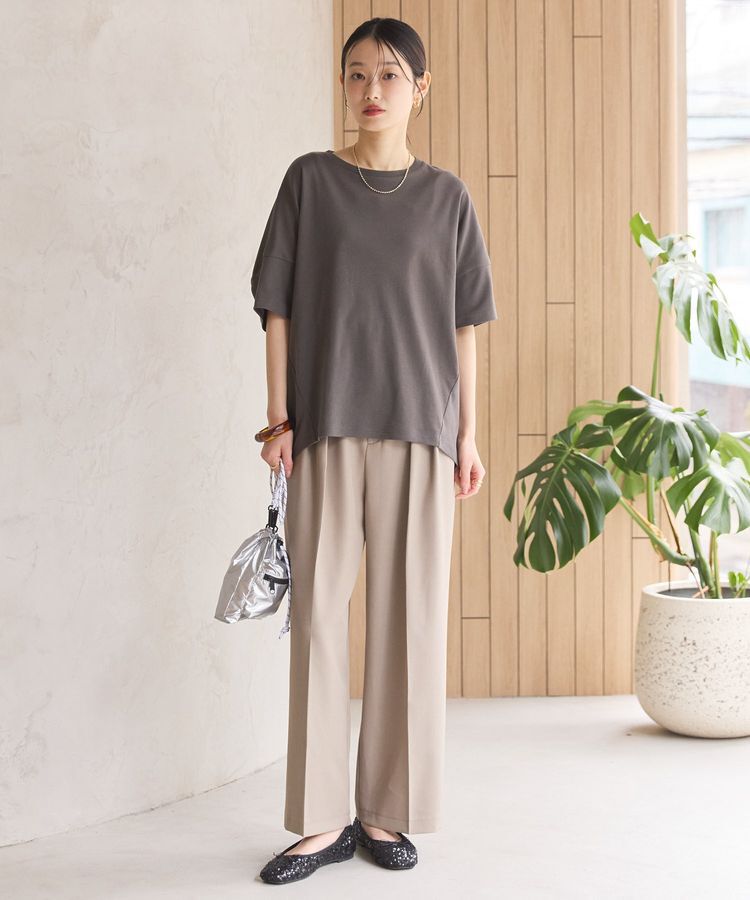 AMERICAN HOLIC「コクーンシルエットカットソー／接触冷感」|Tシャツ・カットソー|