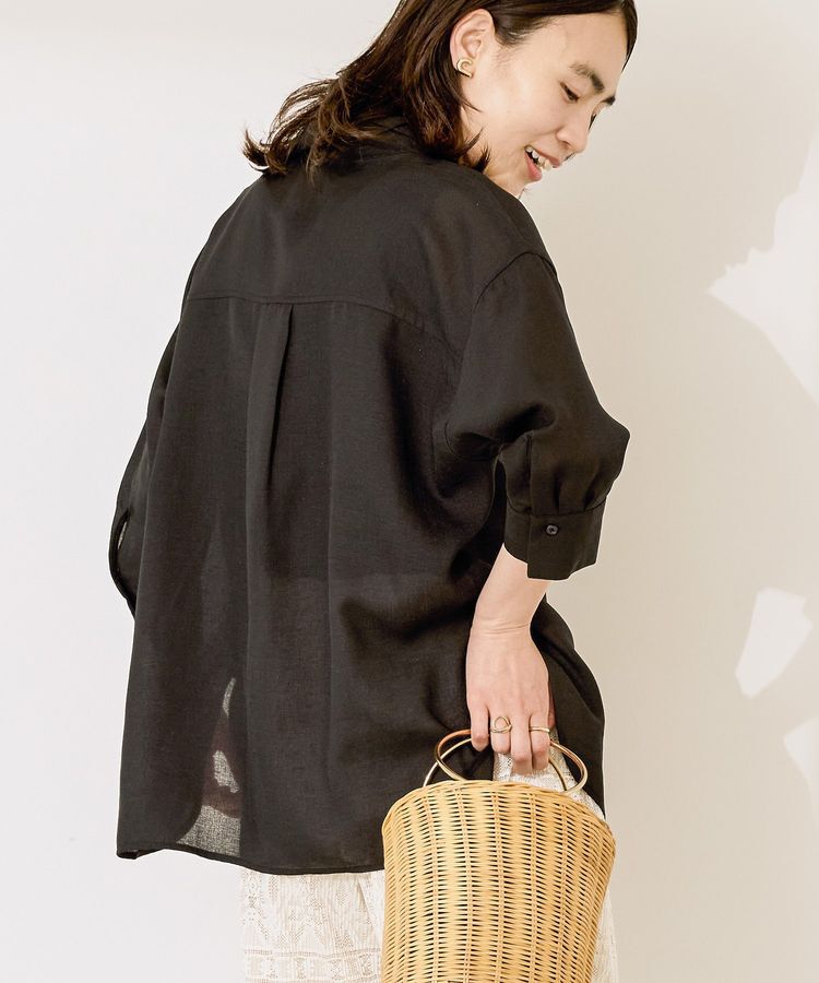 AMERICAN HOLIC「シアーボイルレギュラー7分袖シャツ」|シャツ・ブラウス|