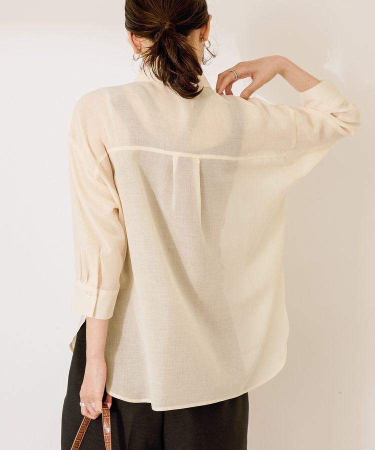 AMERICAN HOLIC「シアーボイルレギュラー7分袖シャツ」|シャツ・ブラウス|