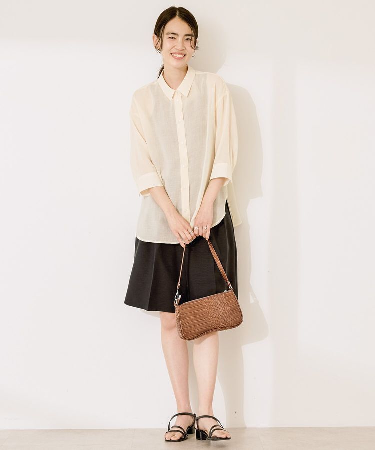 AMERICAN HOLIC「シアーボイルレギュラー7分袖シャツ」|シャツ・ブラウス|