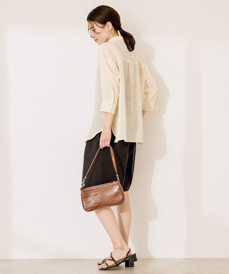 AMERICAN HOLIC「シアーボイルレギュラー7分袖シャツ」|シャツ・ブラウス|