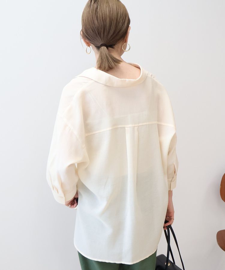 AMERICAN HOLIC「シアーボイルレギュラー7分袖シャツ」|シャツ・ブラウス|