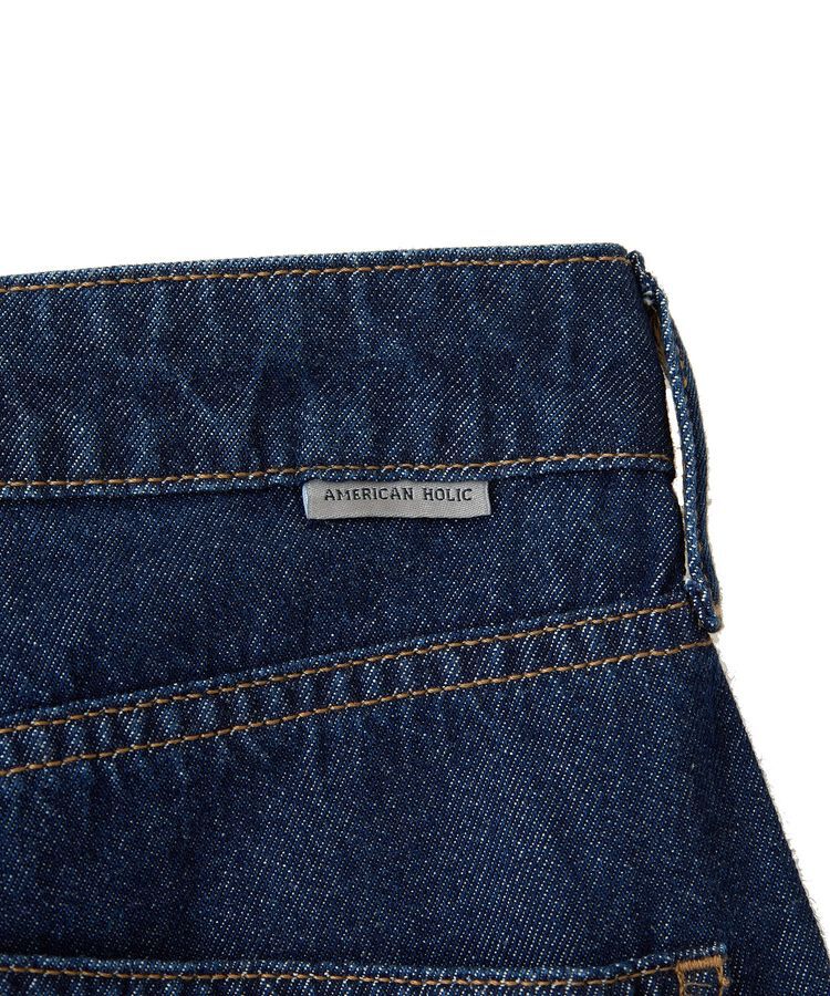 AMERICAN HOLIC「ウエストタックデニムパンツ」|デニム|