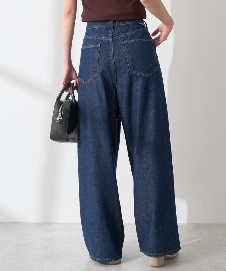 AMERICAN HOLIC「ウエストタックデニムパンツ」|デニム|