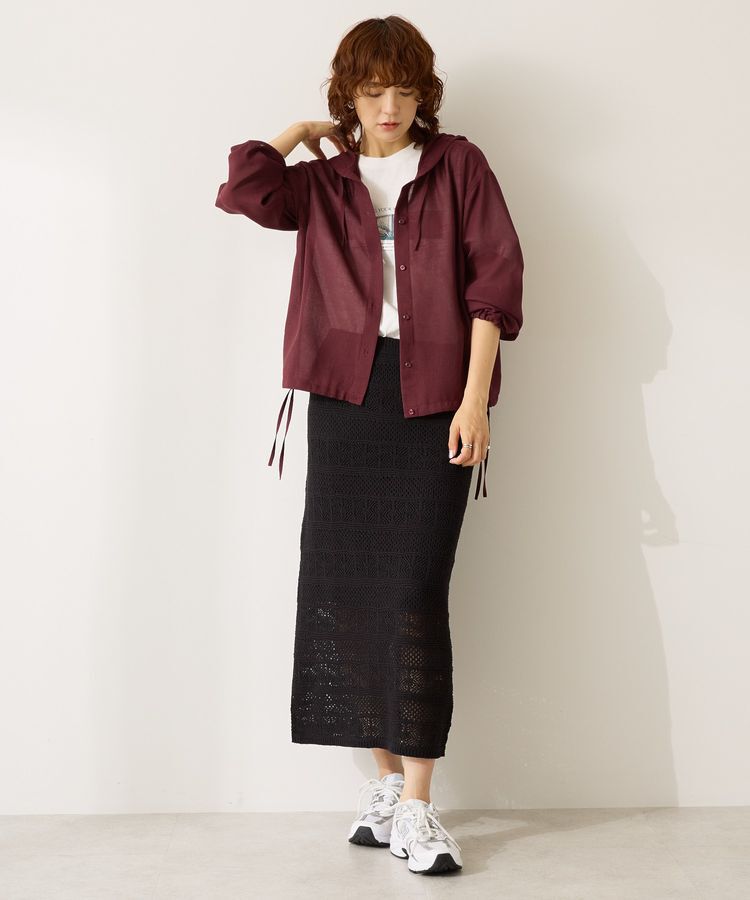 AMERICAN HOLIC「レース編みニットタイトスカート」|タイト|