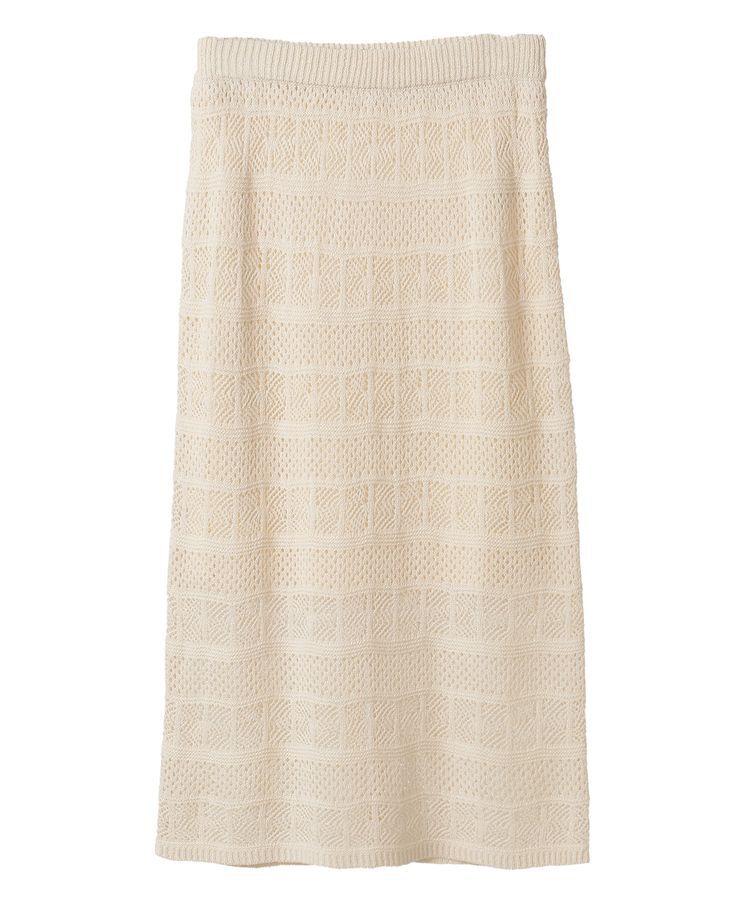 AMERICAN HOLIC「レース編みニットタイトスカート」|タイト|