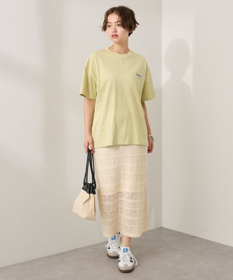 AMERICAN HOLIC「レース編みニットタイトスカート」|タイト|