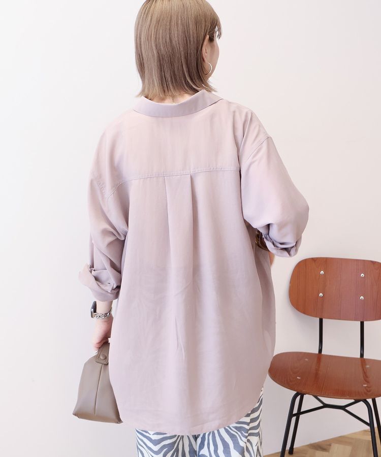 AMERICAN HOLIC「シアーボイルオーバーシルエットシャツ」|シャツ・ブラウス|