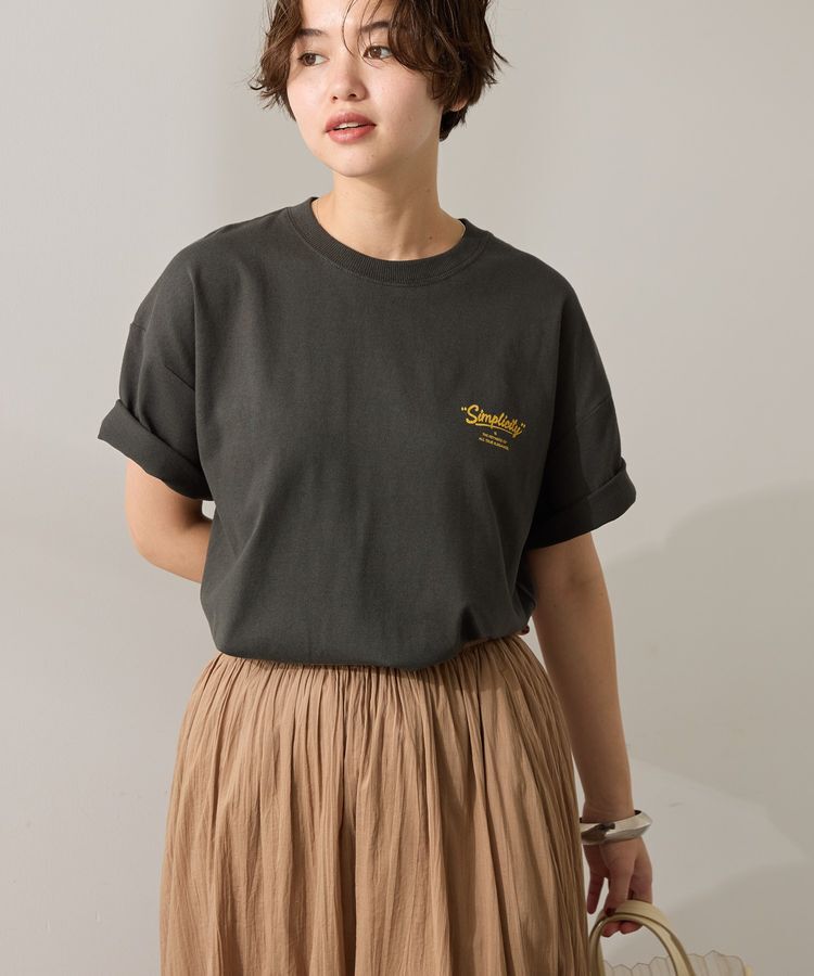 AMERICAN HOLIC「サガラ刺繍Tシャツ」|Tシャツ・カットソー|