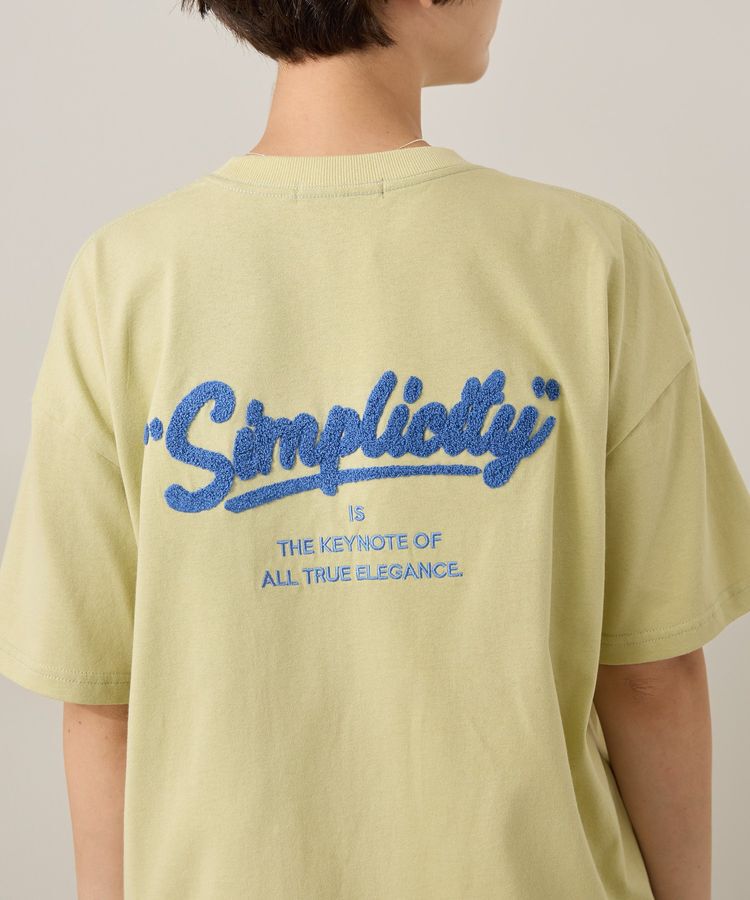 AMERICAN HOLIC「サガラ刺繍Tシャツ」|Tシャツ・カットソー|Lime Green
