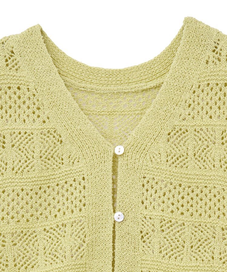 AMERICAN HOLIC「【前後2WAY】レース編みニットベスト」|ベスト・ジレ|