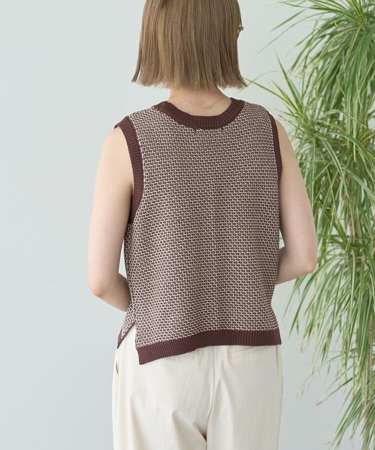 AMERICAN HOLIC「ジャガードニットベスト」|ベスト・ジレ|