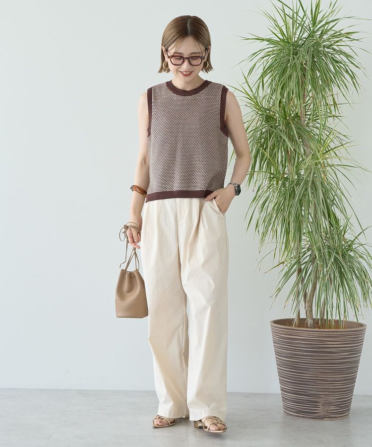 AMERICAN HOLIC「ジャガードニットベスト」|ベスト・ジレ|