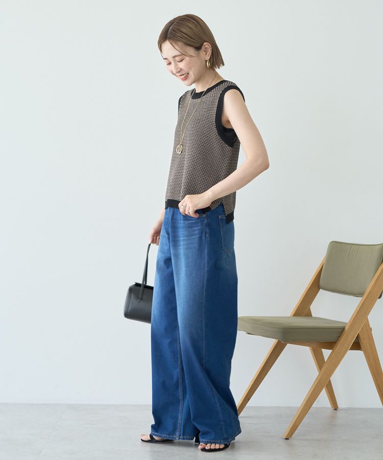 AMERICAN HOLIC「ジャガードニットベスト」|ベスト・ジレ|