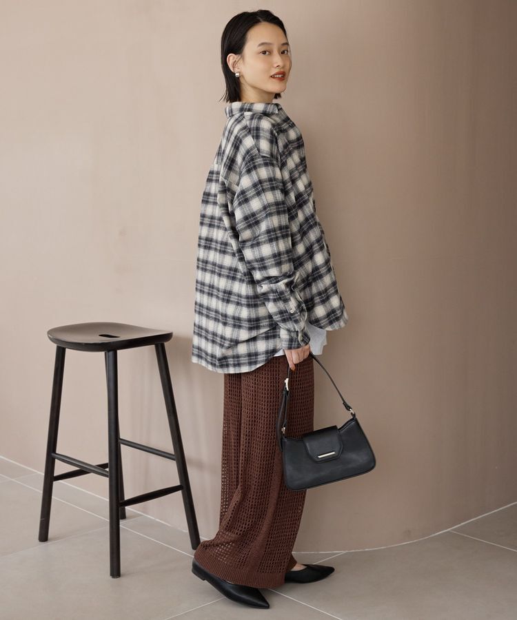 AMERICAN HOLIC「ビエラ起毛チェックシャツ」|シャツ・ブラウス|