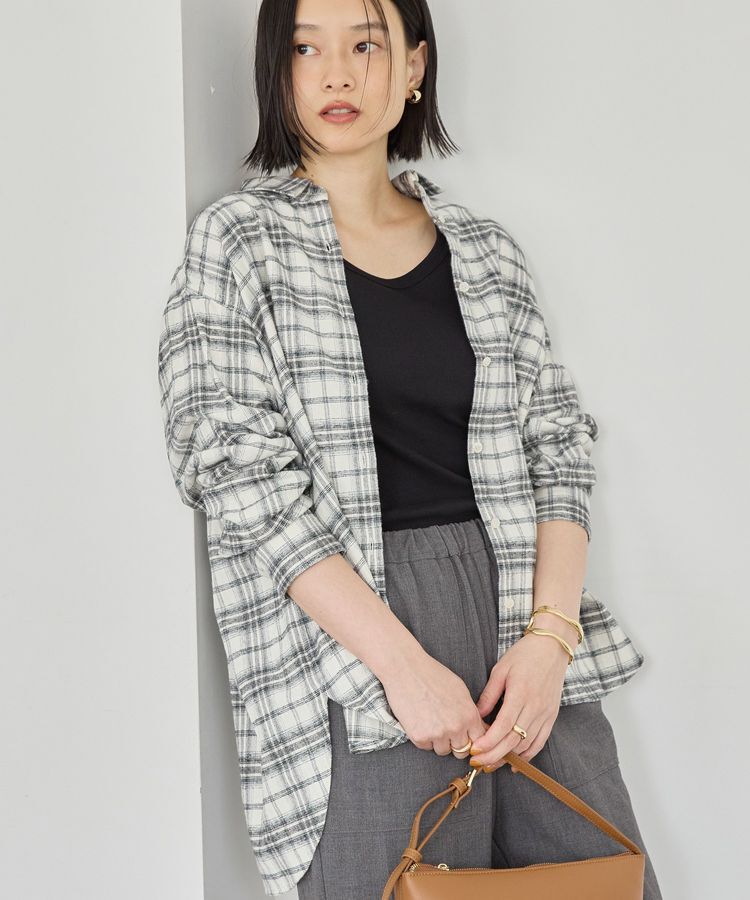 AMERICAN HOLIC「ビエラ起毛チェックシャツ」|シャツ・ブラウス|