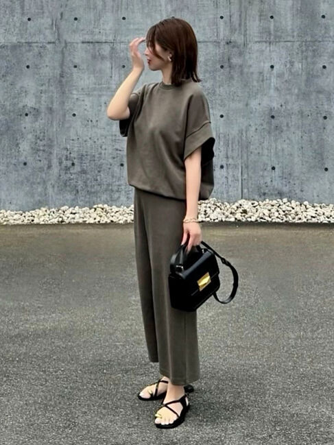 Green Parks「裾ドロストポンチプルオーバー」|Tシャツ・カットソー|