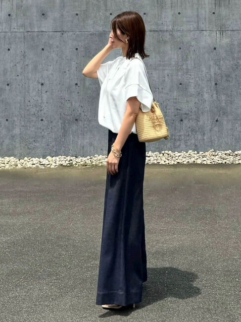 Green Parks「裾ドロストポンチプルオーバー」|Tシャツ・カットソー|