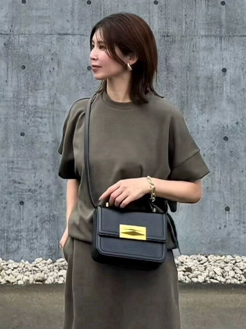 Green Parks「裾ドロストポンチプルオーバー」|Tシャツ・カットソー|Khaki