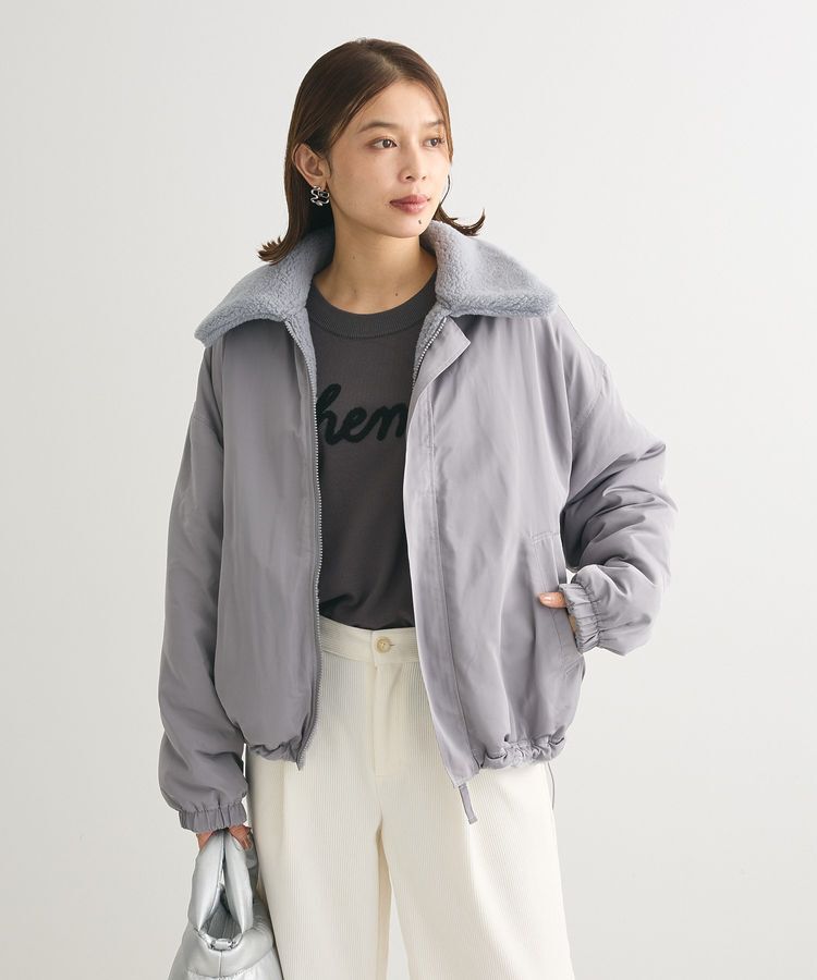 Green Parks「洗える さがら刺しゅうロゴニットプルオーバー」|ニット・セーター|