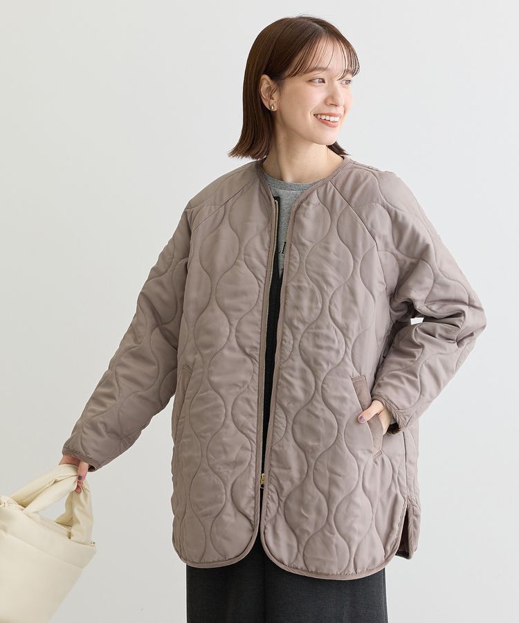 Green Parks「撥水加工 キルティングZIPブルゾン」|ブルゾン・スタジャン|