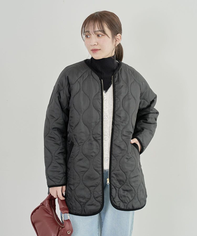 Green Parks「撥水加工 キルティングZIPブルゾン」|ブルゾン・スタジャン|