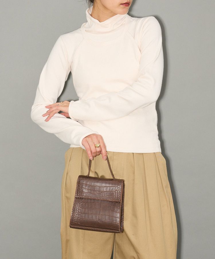 AnriettMusee「ハイネックニット+ホルターネックニット」|ニット・セーター|Off White