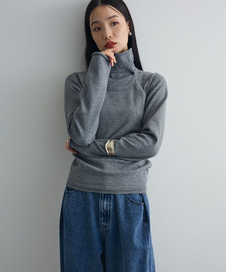 AnriettMusee「ハイネックニット+ホルターネックニット」|ニット・セーター|