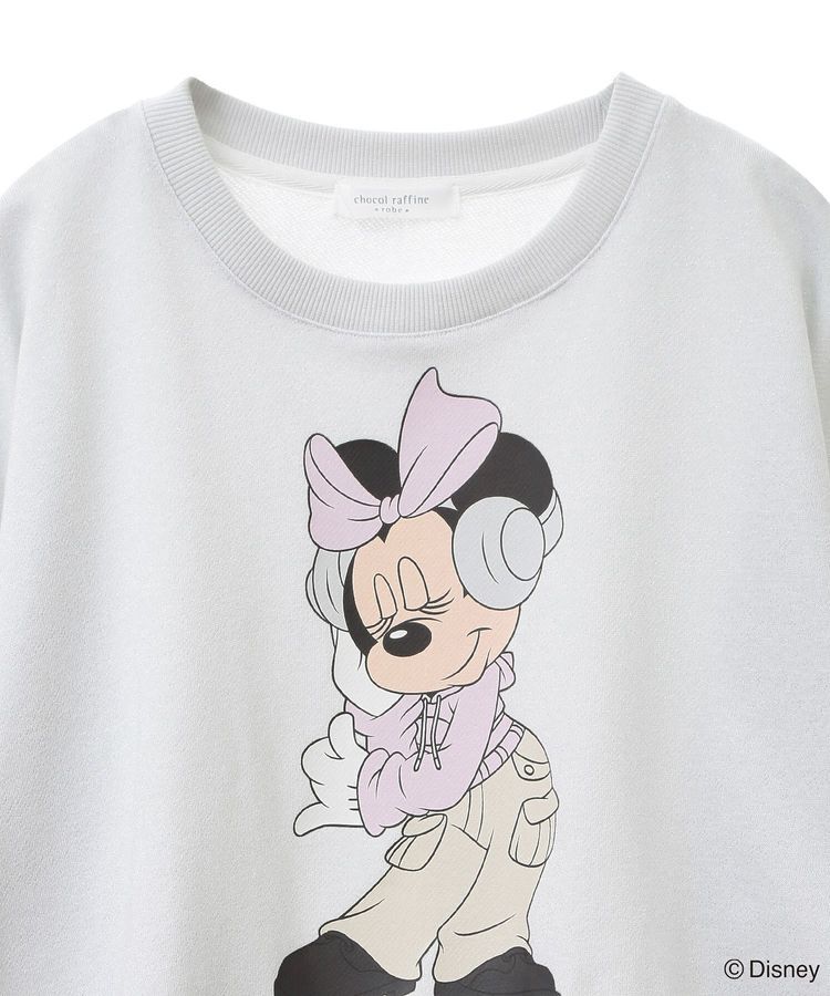 Green Parks「ミッキー＆フレンズ/ラメ裏毛ショートプルオーバー」|スウェット・ジャージ|