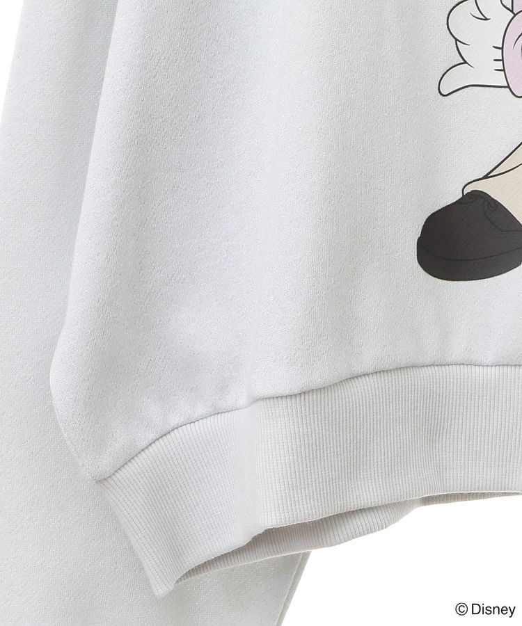 Green Parks「ミッキー＆フレンズ/ラメ裏毛ショートプルオーバー」|スウェット・ジャージ|